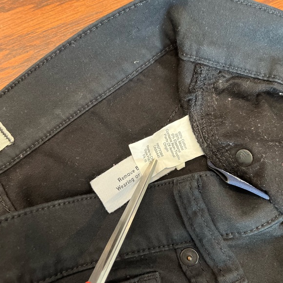 Madewell 9” High Riser Skinny Skinny Women’s Jeans Black Size 24 - Picture 11 of 16